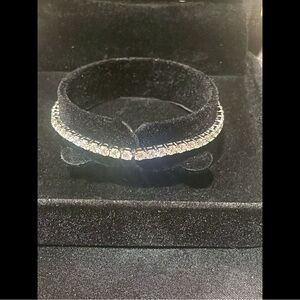 ❌RESERVED FOR @moniqueboyd587 3mm Moissanite Tennis Bracelet, approx 6.7” length